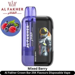 Al Fakher Crown Bar 25K Mixed Berry Flavours Disposable