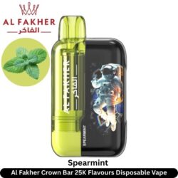 Al Fakher Crown Bar 25K Spearmint Flavours Disposable