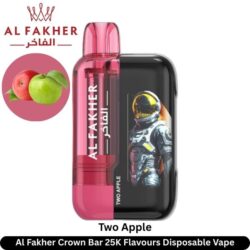Al Fakher Crown Bar 25K Two Apple Flavours Disposable