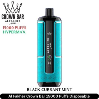 Al Fakher Crown Bar Black Currant Mint 15000 Puffs