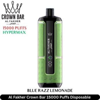 Al Fakher Crown Bar Blue Razz Lemonade 15000 Puffs