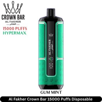 Al Fakher Crown Bar Gum Mint 15000 Puffs