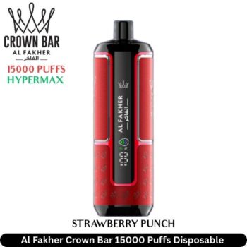 Al Fakher Crown Bar Strawberry Punch 15000 Puffs
