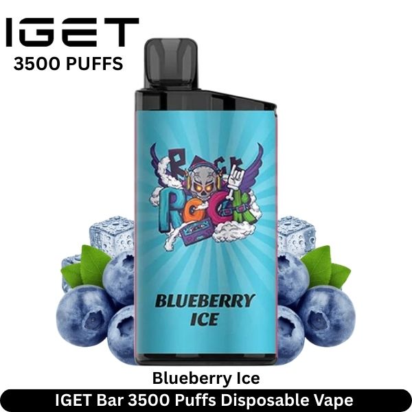 IGET Bar 3500 Puffs Disposable Vape 9 IGET Bar 3500 Puffs Blueberry Ice Disposable Vape
