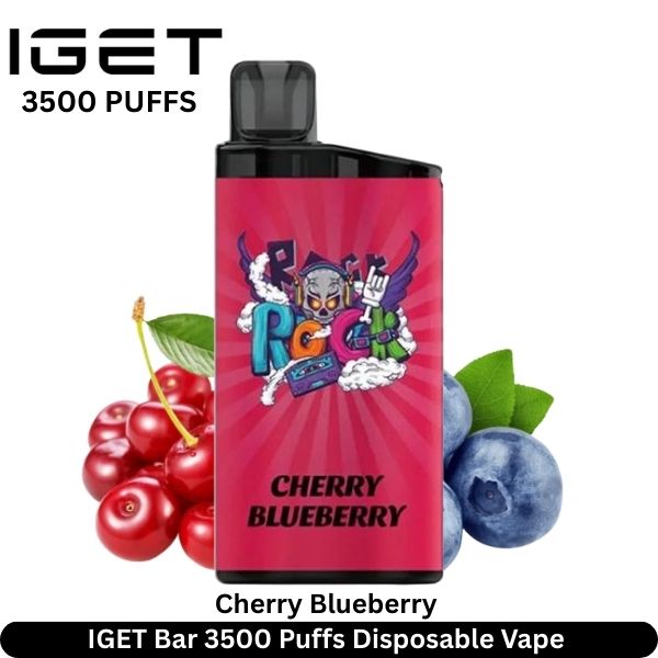 IGET Bar 3500 Puffs Disposable Vape 8 IGET Bar 3500 Puffs Cherry Blueberry Disposable Vape