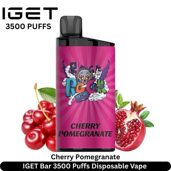 IGET Bar 3500 Puffs Disposable Vape 5 IGET Bar 3500 Puffs Cherry Pomegranate Disposable Vape