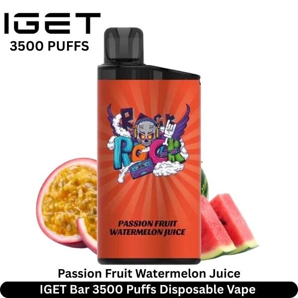 IGET Bar 3500 Puffs Disposable Vape 11 IGET Bar 3500 Puffs Passion Fruit Watermelon Juice Disposable Vape