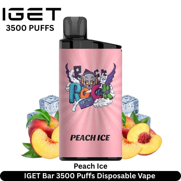 IGET Bar 3500 Puffs Disposable Vape 10 IGET Bar 3500 Puffs Peach Ice Disposable Vape