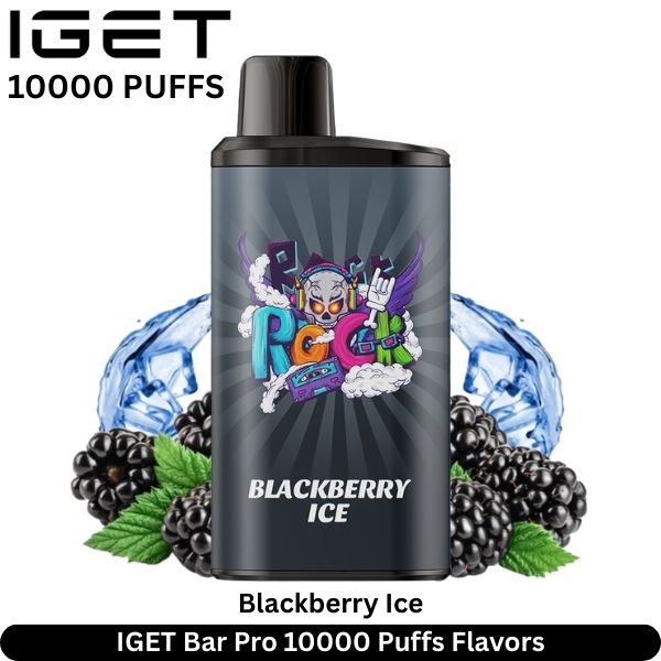 IGET Bar Pro 10000 Puffs Blackberry Ice Flavors