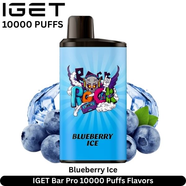 IGET Bar Pro 10000 Puffs Blueberry Ice Flavors