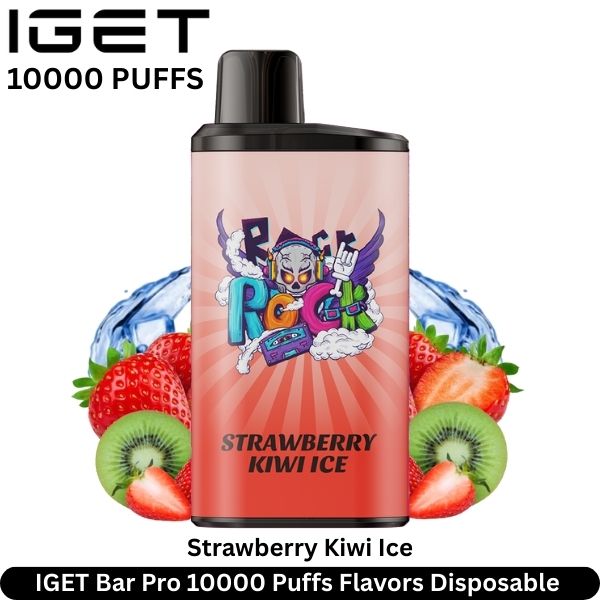IGET Bar Pro 10000 Puffs Strawberry Kiwi Ice Flavors