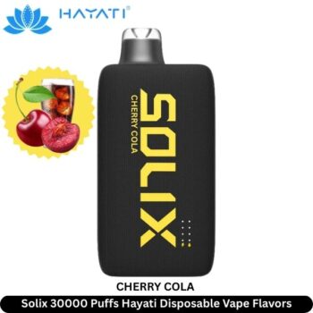 Solix 30000 Puffs Hayati Disposable Vape Cherry Cola