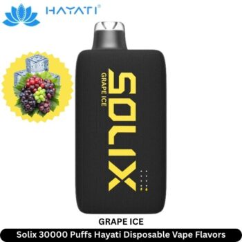 Solix 30000 Puffs Hayati Disposable Vape Grape Ice
