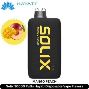 Solix 30000 Puffs Hayati Disposable Vape Mango Peach