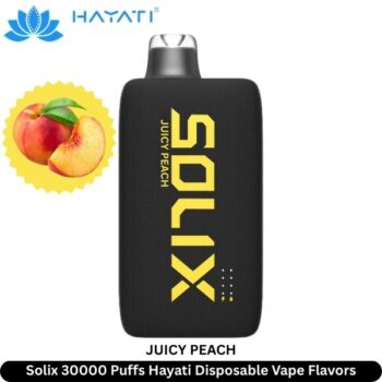 Solix 30000 Puffs Hayati Juicy Peach Disposable Vape