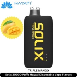 Hayati Solix 30000 Puffs Disposable Vape 8 Solix 30000 Puffs Hayati Triple Mango Disposable Vape Flavors