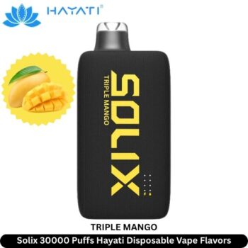 Solix 30000 Puffs Hayati Triple Mango Disposable Vape Flavors