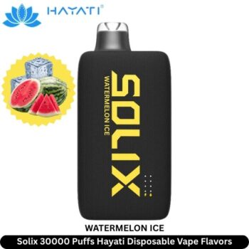 Solix 30000 Puffs Hayati Watermelon Ice Disposable Vape Flavors