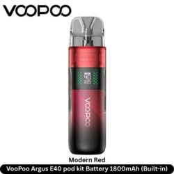 VooPoo Argus E40 pod kit Modern Red