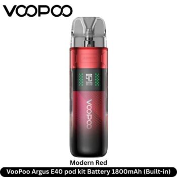 VooPoo Argus E40 pod kit Modern Red