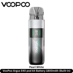 VooPoo Argus E40 pod kit Pearl White