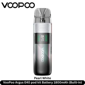 VooPoo Argus E40 pod kit Pearl White