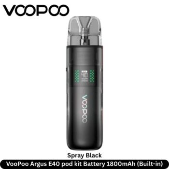 VooPoo Argus E40 pod kit Spray Black
