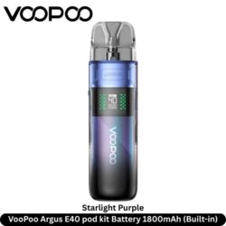VooPoo Argus E40 pod kit Starlight Purple