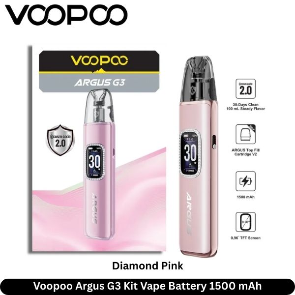 Voopoo Argus G3 Kit Vape Diamond Pink In Dubai