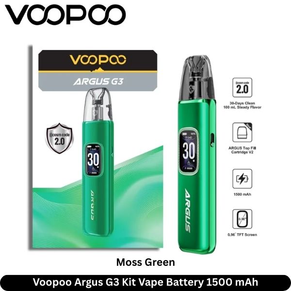 Voopoo Argus G3 Kit Vape Moss Green In Dubai