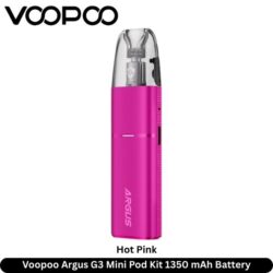 Voopoo Argus G3 Mini Pod Kit Hot Pink 1350 mAh Battery