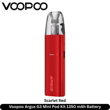 Voopoo Argus G3 Mini Pod Kit Scarlet Red 1350 mAh Battery