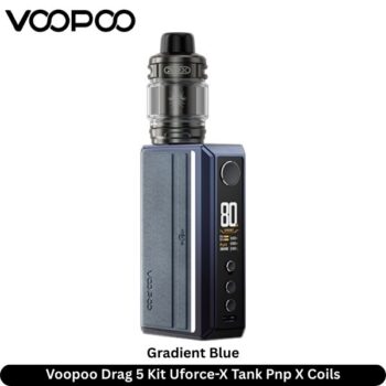 Voopoo Drag 5 Kit Gradient Blue Uforce-X Tank Pnp X Coils