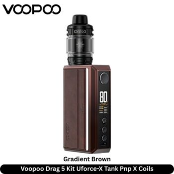 Voopoo Drag 5 Kit Gradient Brown Uforce-X Tank Pnp X Coils