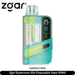 Zgar Supernova 30k Disposable Vape Lemon Lime 20MG