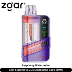 Zgar Supernova 30k Disposable Vape Raspberry Watermelon 20MG