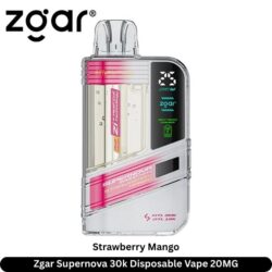 Zgar Supernova 30k Disposable Vape Strawberry Mango 20MG
