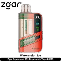 Zgar Supernova 30k Disposable Vape Watermelon Ice 20MG
