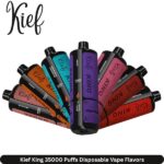 Kief King 35000 Puffs Disposable Flavors