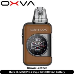 Oxva XLIM SQ Pro 2 Vape Kit Brown Leather