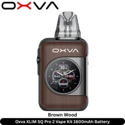 Oxva XLIM SQ Pro 2 Vape Kit Brown Wood