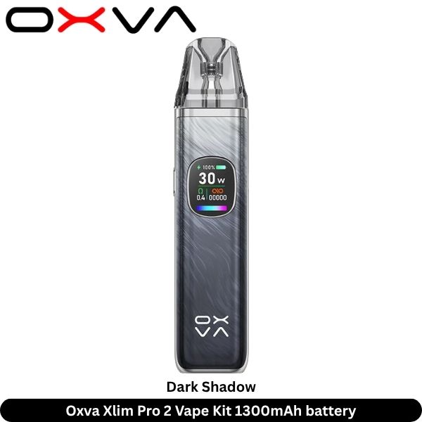 Oxva Xlim Pro 2 Vape Kit Dark Shadow 1300mAh Battery