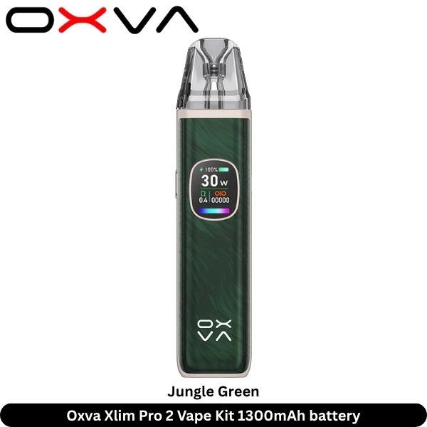 Oxva Xlim Pro 2 Vape Kit Jungle Green 1300mAh Battery