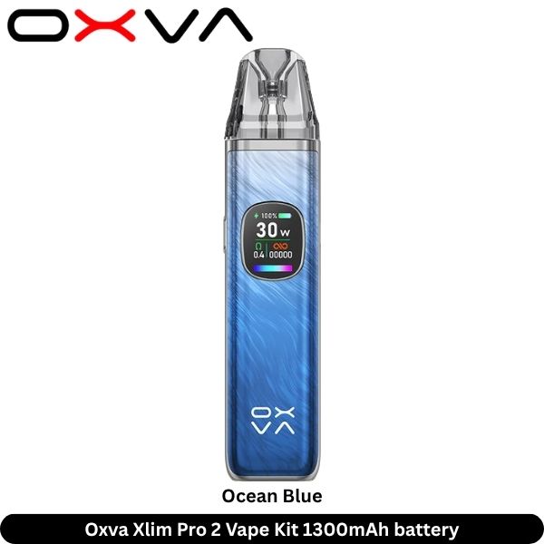 Oxva Xlim Pro 2 Vape Kit Ocean Blue 1300mAh Battery