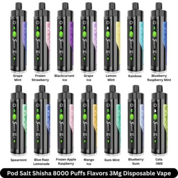 POD SALT Shisha 8000 Puffs Disposable