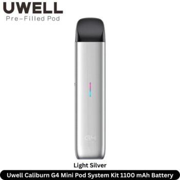 Uwell Caliburn G4 Mini Pod System Kit Light Silver