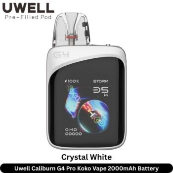 Uwell Caliburn G4 Pro Koko Vape Crystal White