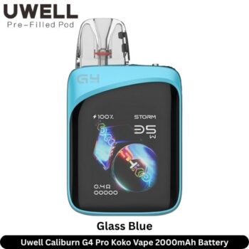 Uwell Caliburn G4 Pro Koko Vape Glass Blue