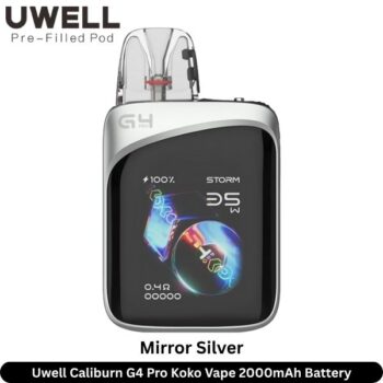 Uwell Caliburn G4 Pro Koko Vape Mirror Silver