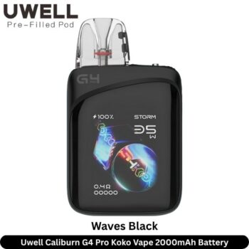 Uwell Caliburn G4 Pro Koko Vape Waves Black